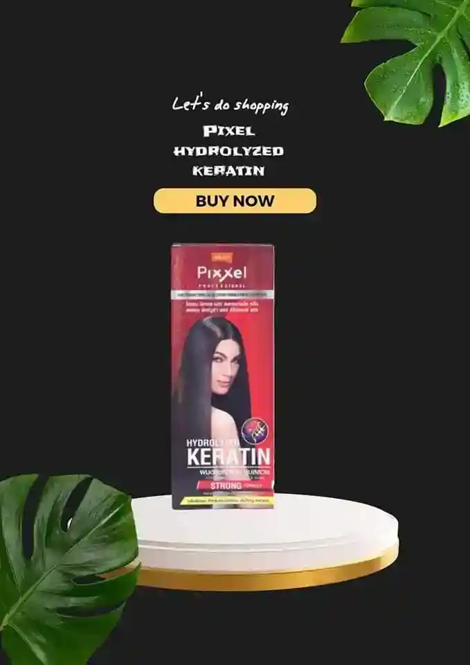 Pixxel hydrolyzed keratin